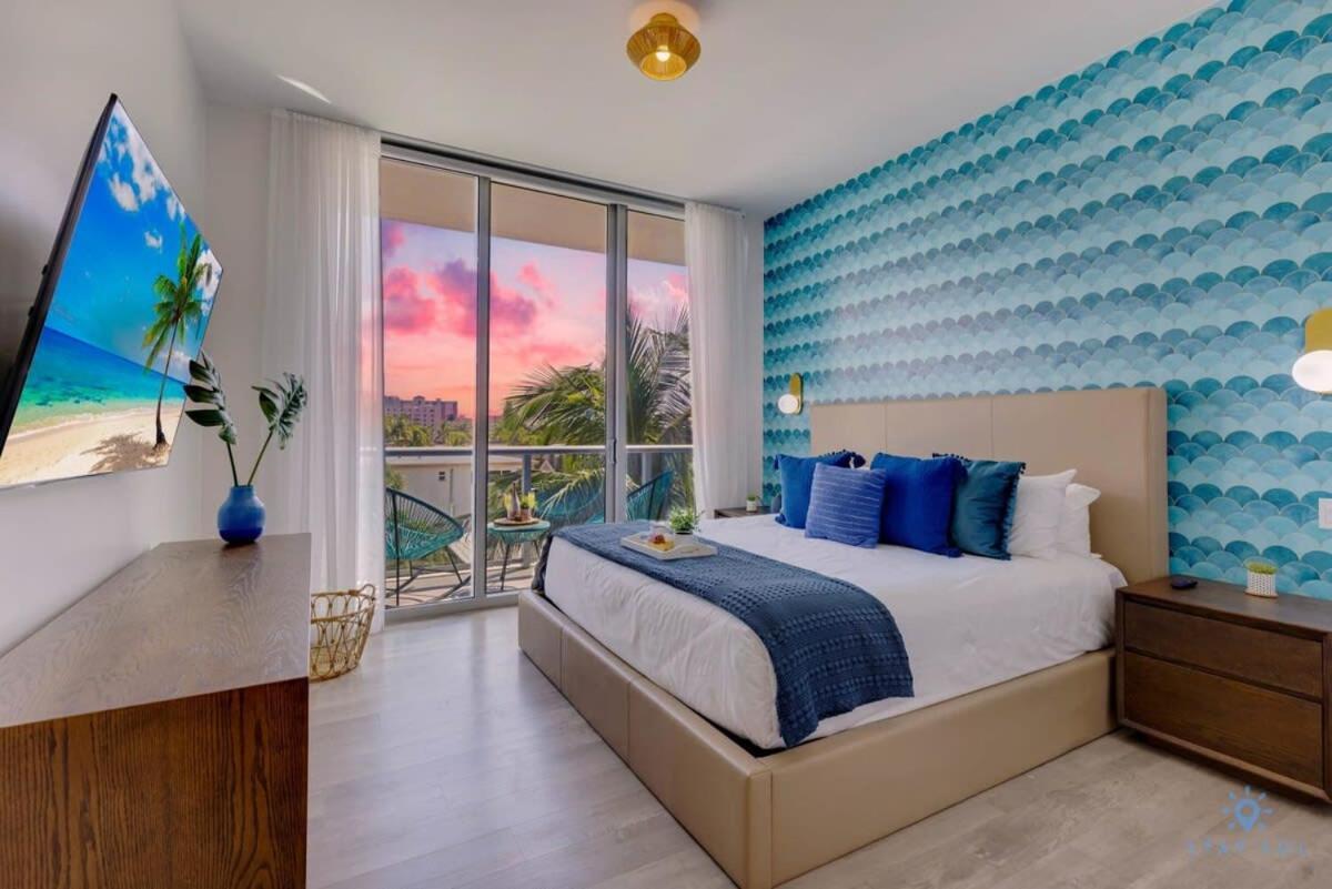 Amazing Pool - Balcony - Up To 6 - Near Beach Hollywood Bagian luar foto