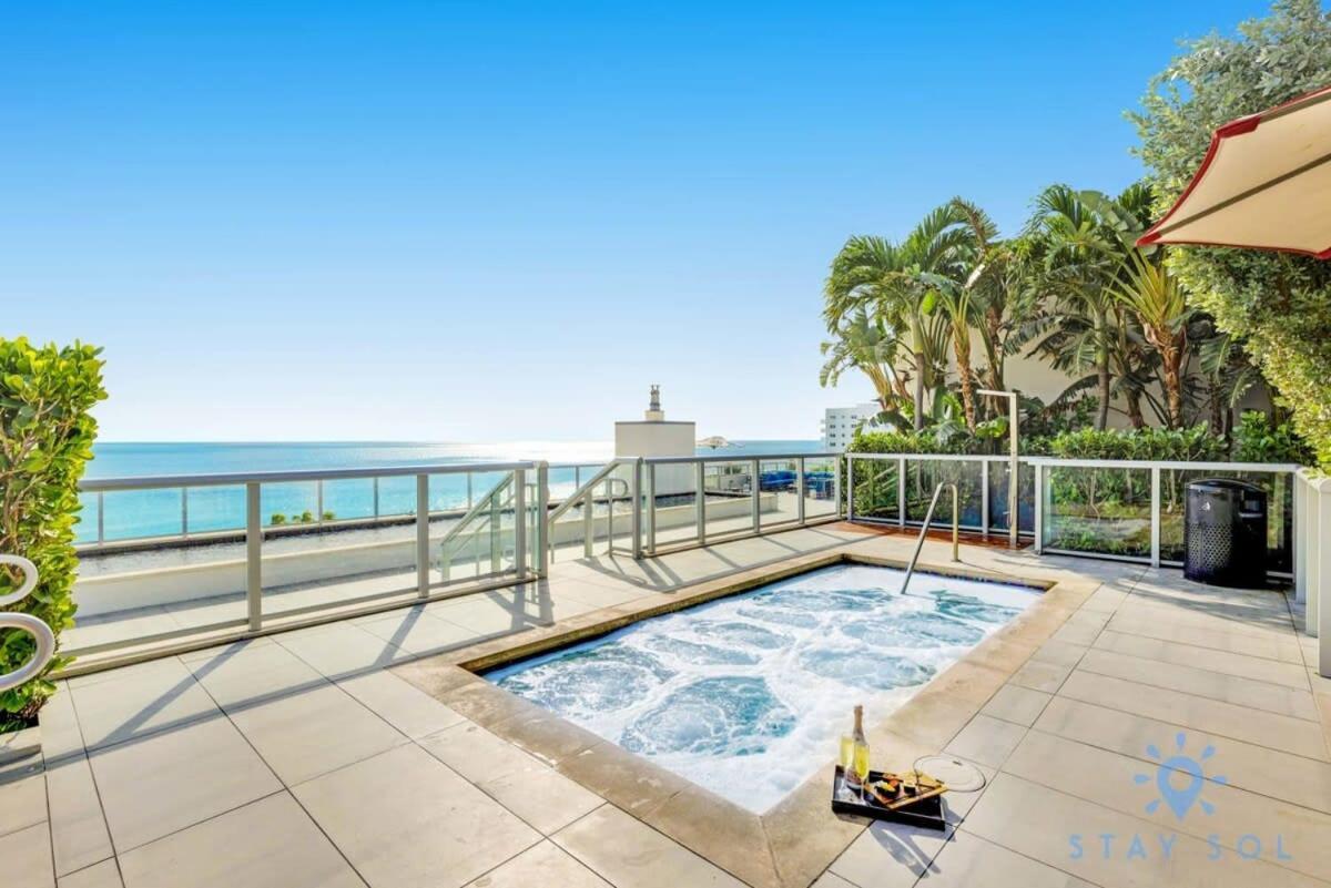 Amazing Pool - Balcony - Up To 6 - Near Beach Hollywood Bagian luar foto
