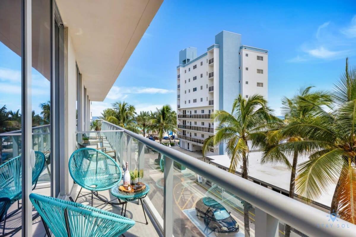 Amazing Pool - Balcony - Up To 6 - Near Beach Hollywood Bagian luar foto
