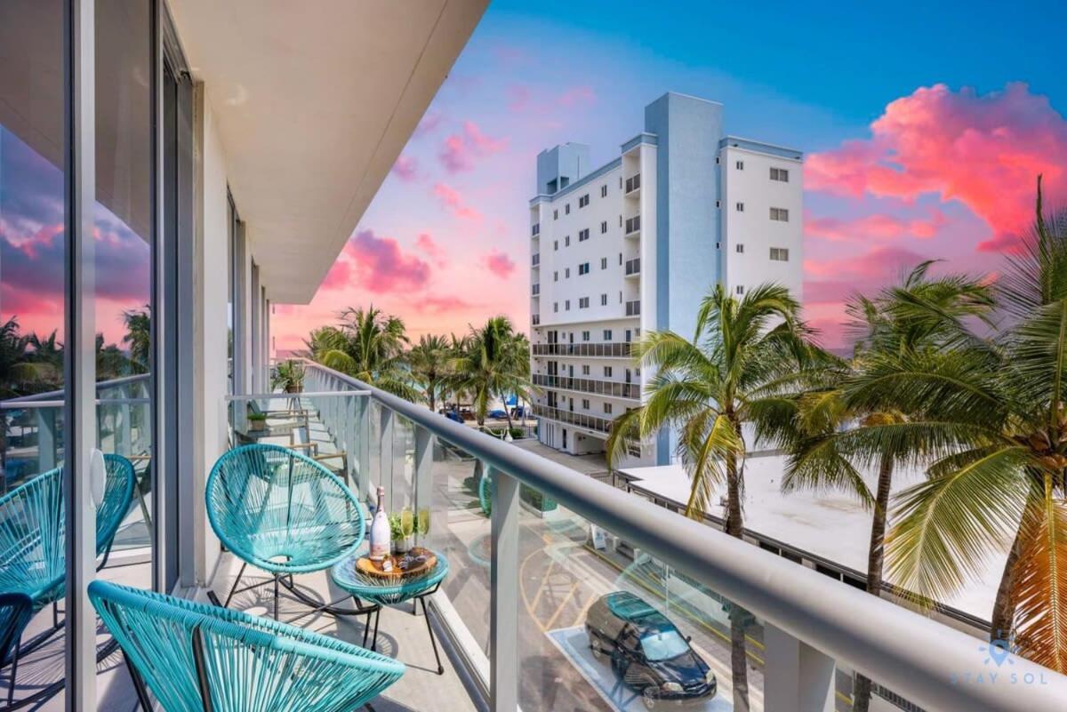 Amazing Pool - Balcony - Up To 6 - Near Beach Hollywood Bagian luar foto